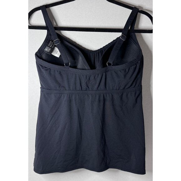Coco Reef Underwire Bra Size Studded Tankini Top Women's 34DD Beach Vacation - Picture 2 of 9